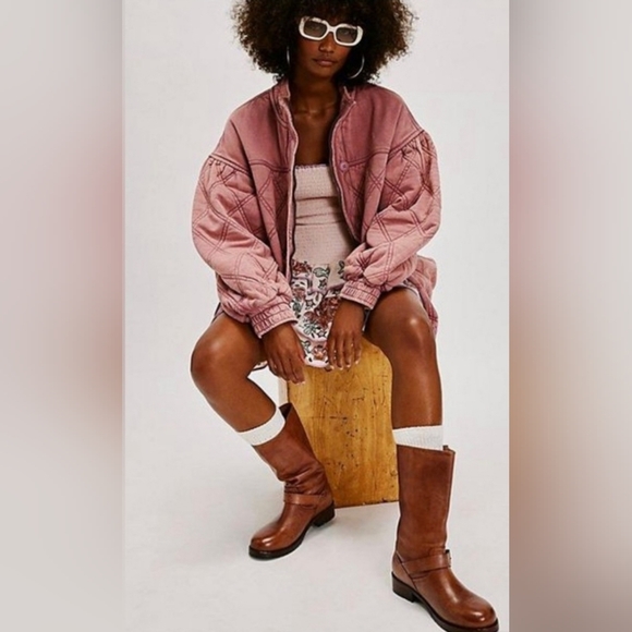 NWT Free People Juno Jacket in Nostalgia Rose Size XS - Picture 2 of 8